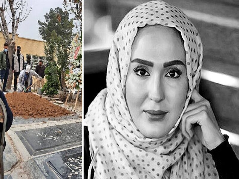 پیکر زهره فکور صبور در بهشت زهرا(س) به خاک سپرده شد