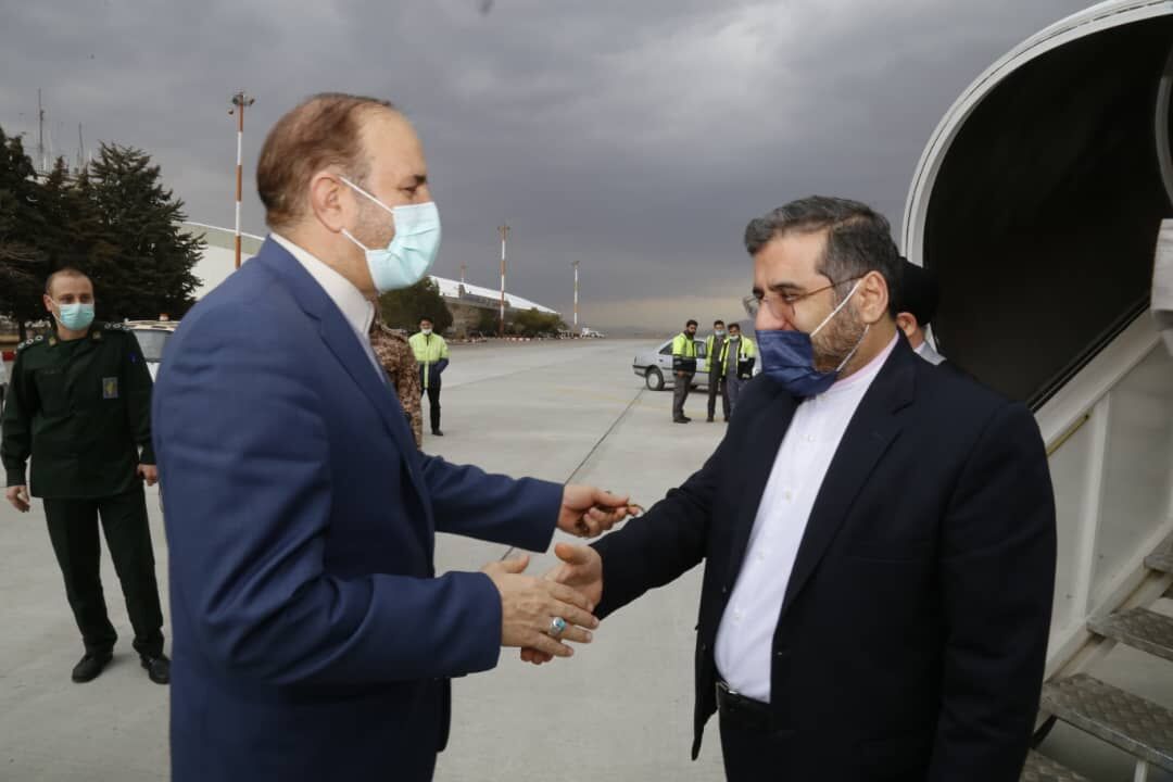 وزیر فرهنگ و ارشاد اسلامی وارد بناب شد