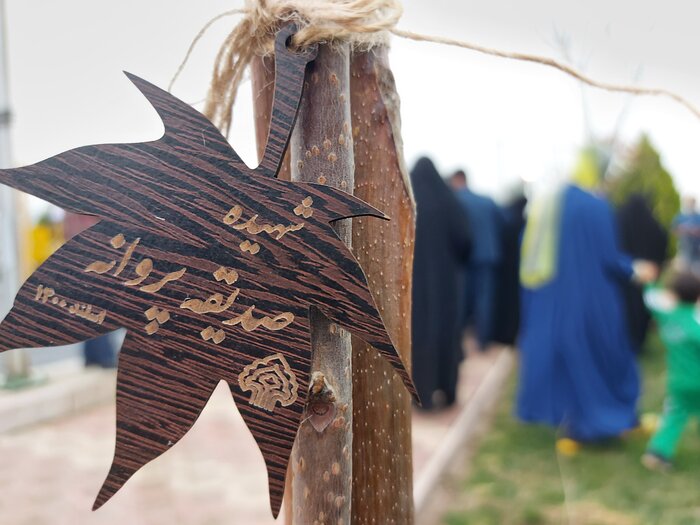 معاون رییس جمهور به یاد بانوان شهید گلستان نهال کاشت