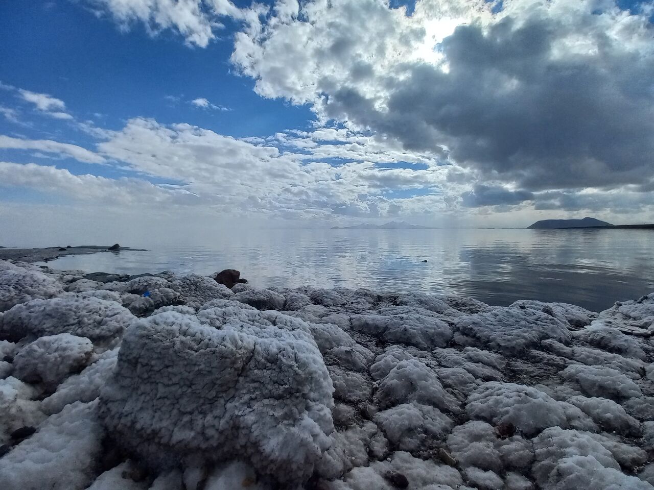 حجم آب دریاچه ارومیه ۵۹ درصد کاهش یافت