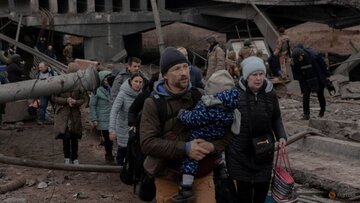 اعلام آتش‌بس موقت روسیه در چهار شهر اوکراین برای انتقال غیرنظامیان