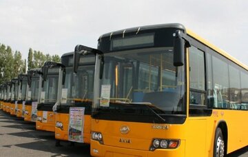 ۱۰۰ دستگاه اتوبوس و تاکسی به ناوگان حمل و نقل درون شهری همدان اضافه شد
