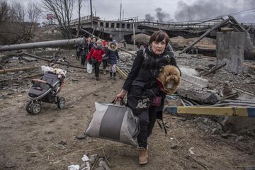روسیه برای تخلیه غیرنظامیان اوکراینی سه‌شنبه آتش بس اعلام ‌می‌کند