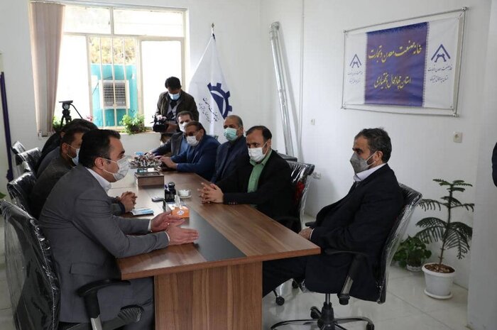 دیدار سرزده استاندار چهارمحال و بختیاری از سازمان صنعت، معدن و تجارت
