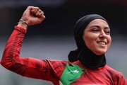 Iranian sprinter runner-up in 2022 Belgrade Indoor Meeting