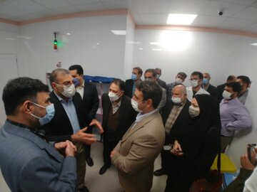 کلنگ زنی و بهره برداری از سه طرح درمانی در دزفول