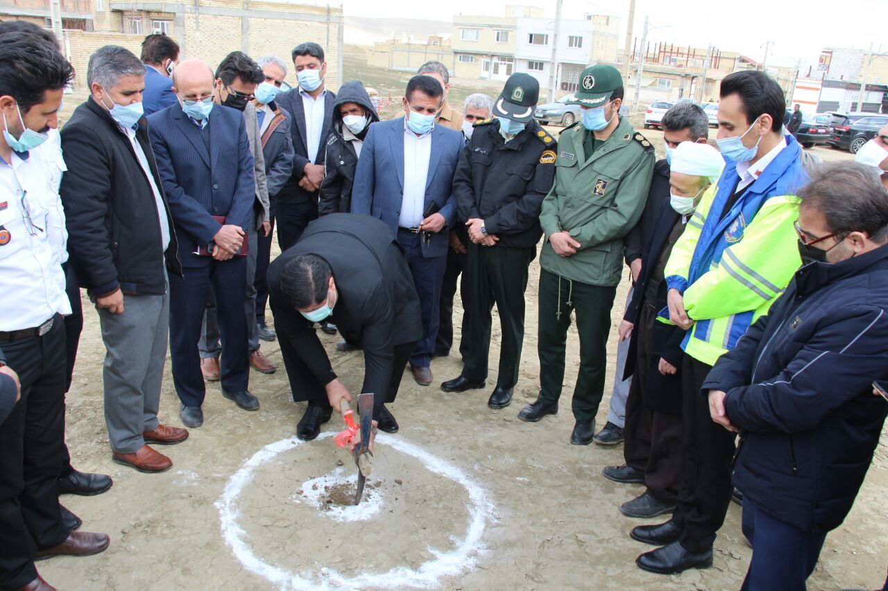 عملیات احداث دومین پایگاه فوریتهای پزشکی در تکاب آغاز شد عملیات احداث دومین پایگاه فوریتهای پزشکی در تکاب آغاز شد
