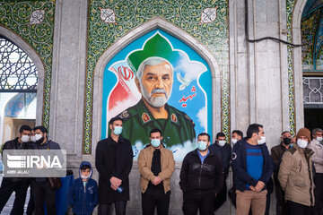 Funeral procession of two IRGC members martyred in Syria held