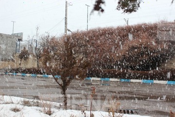 برف و باران در راه کردستان