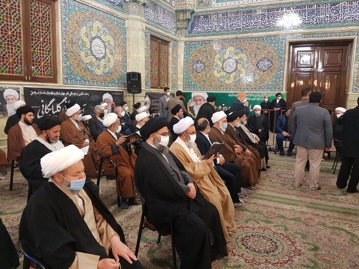 آیین گرامیداشت چهلمین شب رحلت آیتالله صافی گلپایگانی در قم برگزار شد