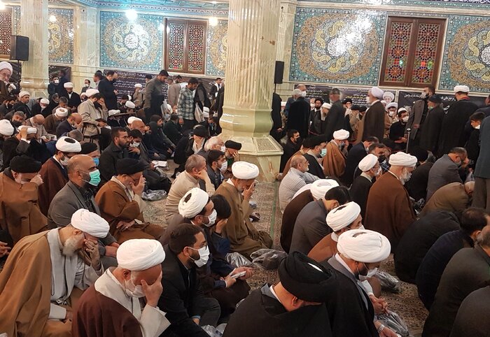 آیین گرامیداشت چهلمین شب رحلت آیتالله صافی گلپایگانی در قم برگزار شد