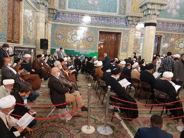 آیین گرامیداشت چهلمین شب رحلت آیتالله صافی گلپایگانی در قم برگزار شد