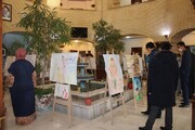 Aşkabat'ta Niazmi Gencevi şiirlerinin yer aldığı resim ve güzel hat sanatları sergisi düzenlendi