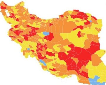 شهرستان‌های قرمز کرونایی کرمانشاه کاهش یافت