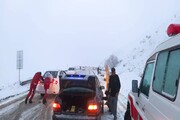 ۵۰ مسافر گرفتار در برف و کولاک اشنویه نجات یافتند