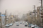 غلظت گرد و غبار در مهران به ۱۸ برابر حد مجاز رسید 