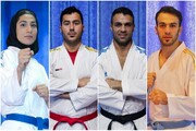 امریکی عالمی مقابلوں میں چار نامور ایرانی کراٹے کھیلاڑیوں کی شرکت