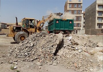 جمع آوری نخاله‌های ساختمانی مطالبه جدی شورای شهر اهواز از شهرداری است