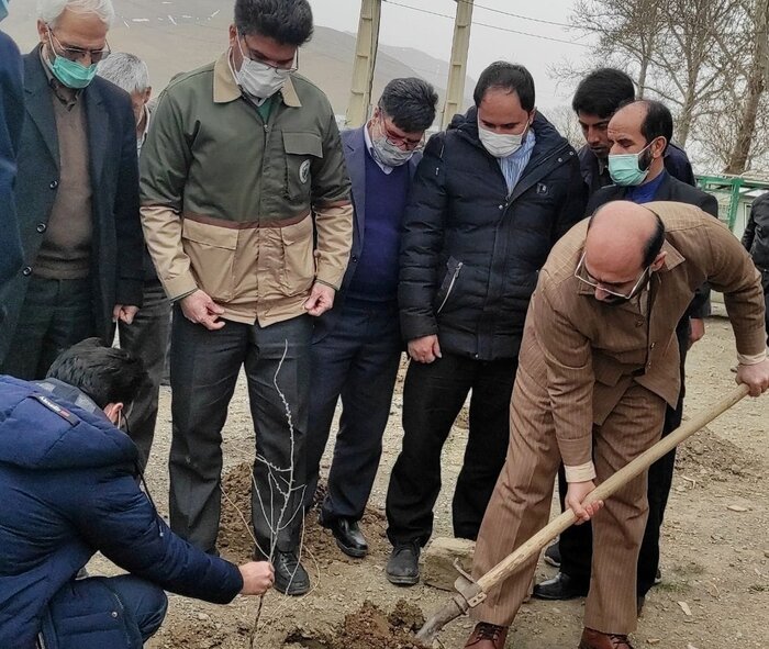 یک طرح آبخیزداری در شهرستان ملایر به بهره‌برداری رسید