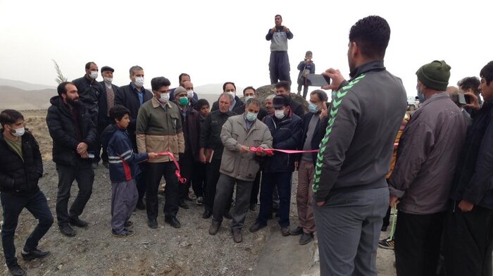 یک طرح آبخیزداری در شهرستان ملایر به بهرهبرداری رسید