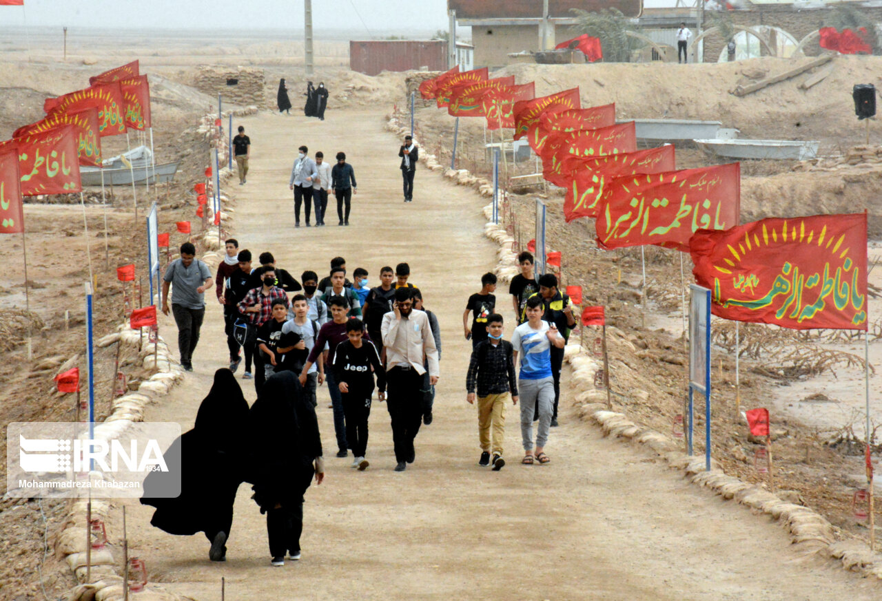 یادمان شهدای شلمچه میزبان کاروان‌های راهیان‌نور