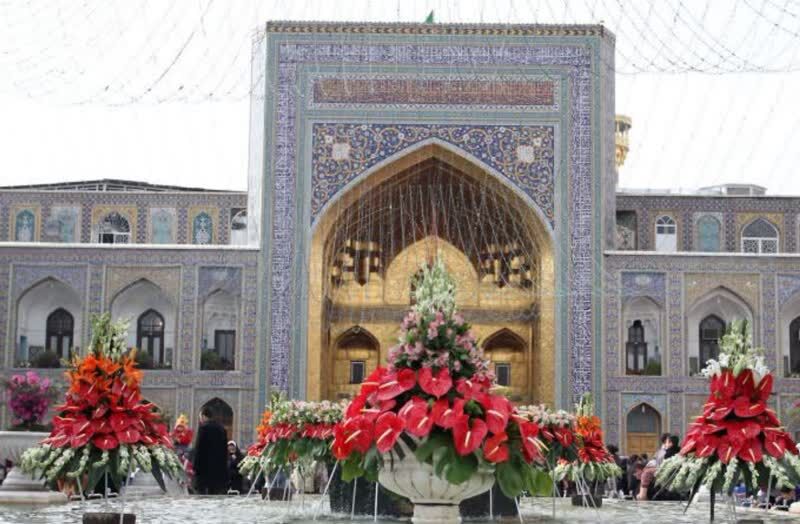 جشن سالروز میلاد امام حسن(ع) در حرم مطهر رضوی برگزار شد