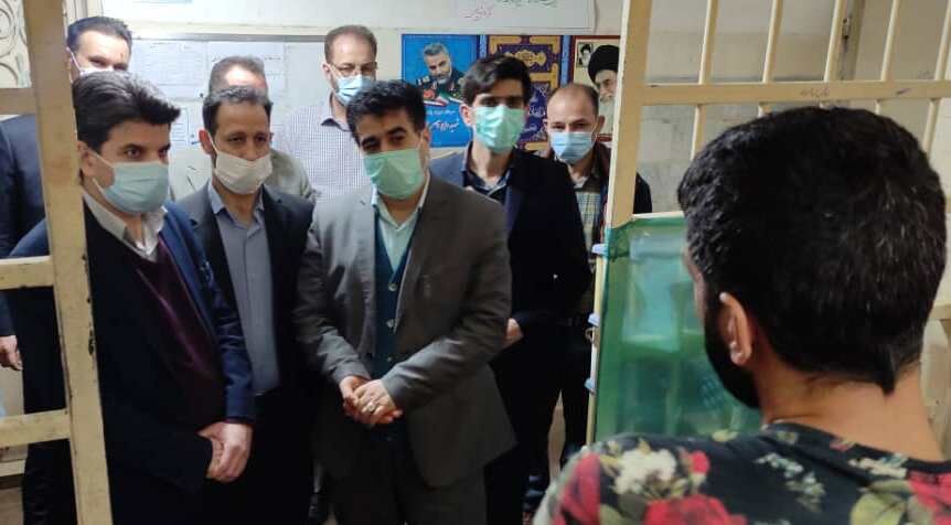 بازدید دادستان اردبیل و جمعی از قضات از زندان مرکزی استان