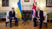 جانسون: انگلیس به حمایت از اوکراین ادامه می‌دهد