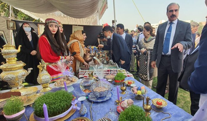 غرفه نوروزی و فرهنگی ایران، گل سرسبد جشنواره بین المللی بهار در پاکستان