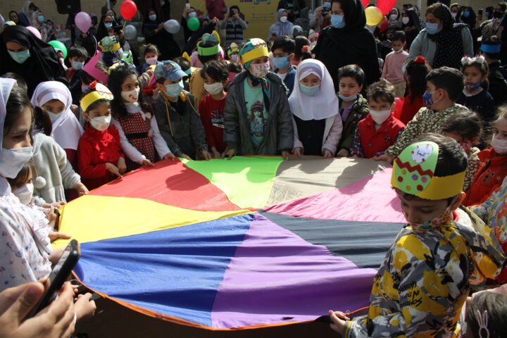 «یه روز رنگی شاد» جشن آشنایی کودکان سمنانی با آیین‌های نوروز
