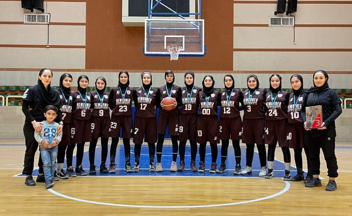 تیم بسکتبال آرکا قهرمان رقابتهای لیگ آیندگان بانوان آذربایجان شرقی شد