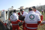 مانور امدادرسانی به مصدومان حوادث چهارشنبه آخر سال در مهاباد