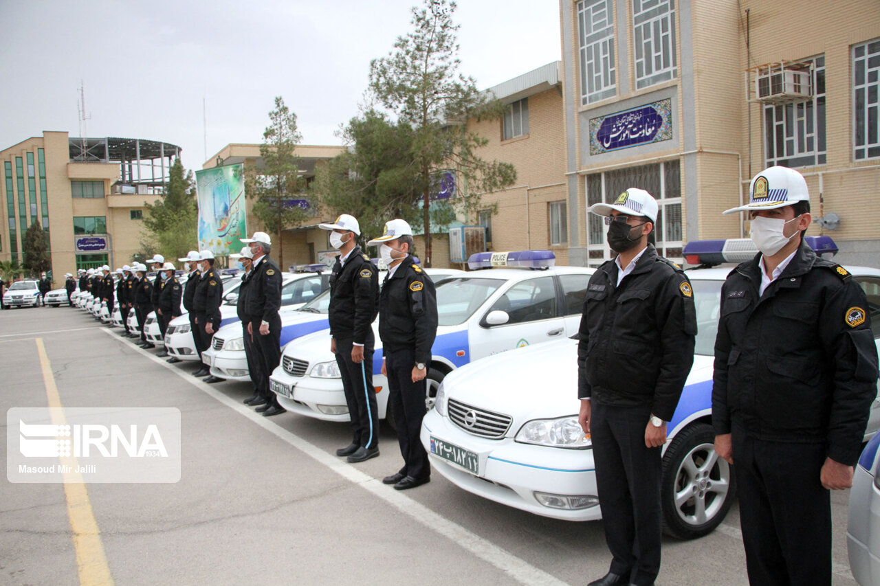 ۱۰۰ تیم گشت نوروزی پلیس راه تردد در محورهای کرمانشاه را رصد می‌کنند