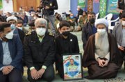  چهلمین روز شهادت شهید مدافع امنیت در شیراز برگزار شد