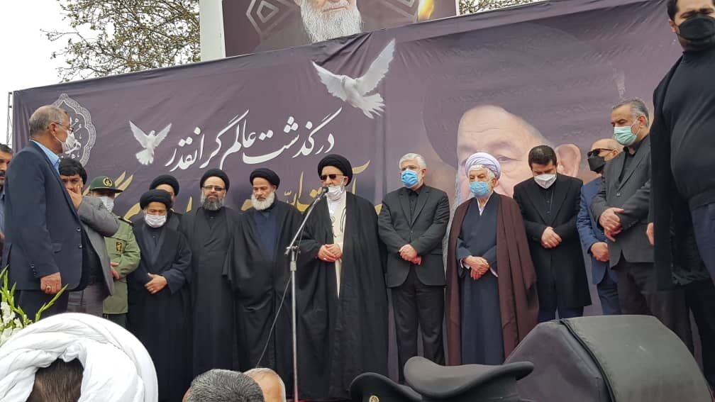 امام جمعه گرگان: مرحوم آیت‌الله علوی‌گرگانی وظیفه خود را ادا کرد