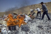 ۳۰ تُن مواد غذایی غیربهداشتی در مهاباد معدوم سازی شد