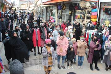 Halhal'da Nevruz bölye karşılandı