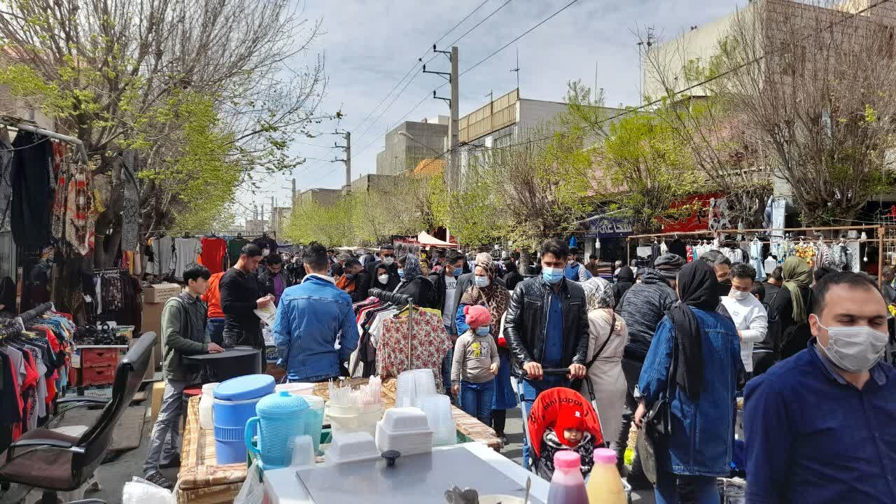 شور شوق مردم جنوب‌شرق تهران در خریدهای نوروزی
