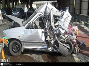 تصادف ۲ دستگاه خودرو در زنجان ۱۰ فوتی و مصدوم برجای گذاشت