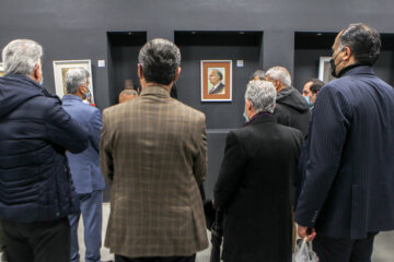 افتتاح نمایشگاه نقاشی استاد حبیب محمدی در رشت