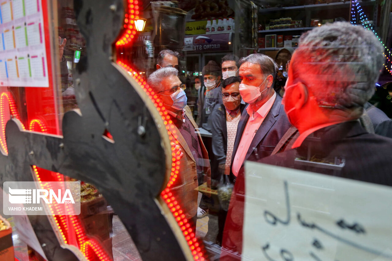 فیلم/بازدید استاندار خراسان شمالی از وضعیت بازار بجنورد 