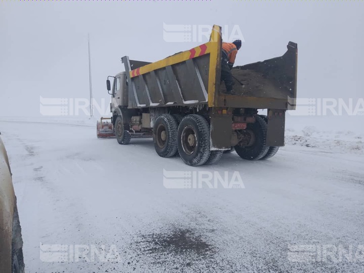 زنجان چهره زمستانی به خود گرفت 