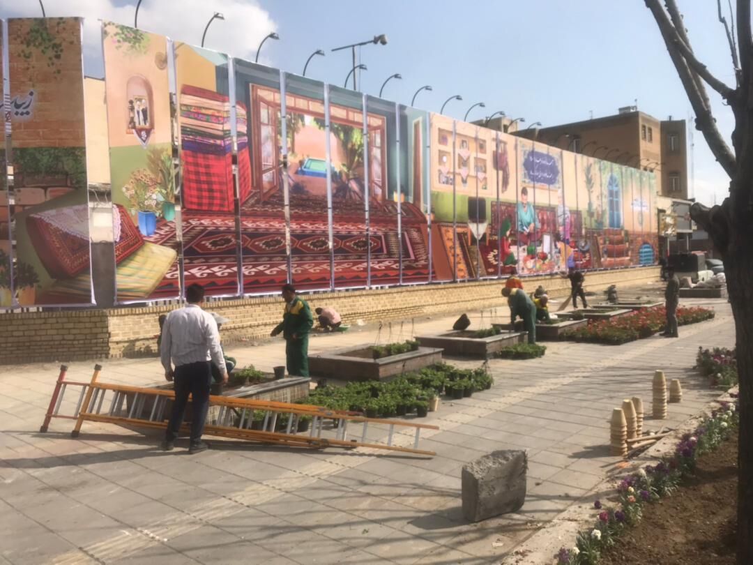 بزرگترین دیوارنگاره استان البرز در فردیس رونمایی شد بزرگترین دیوارنگاره استان البرز در فردیس رونمایی شد