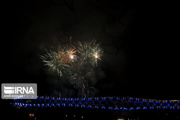 Lighting show at Tabiat Bridge, Tehran's planetarium to Mark Nowruz