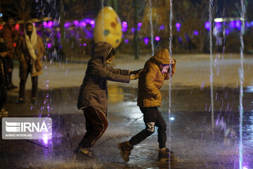 Lighting show at Tabiat Bridge, Tehran's planetarium to Mark Nowruz