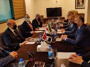ایرانی وزیر خارجہ کی شام کی قومی سلامتی کے مشیر سے ملاقات