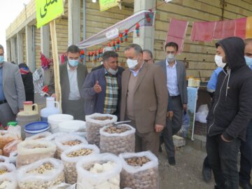 بازدید استاندار سمنان از روند خدمات رسانی به مسافران نوروزی در شرق استان