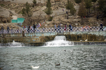 گردشگران نوروزی در شهرستان روانسر استان کرمانشاه