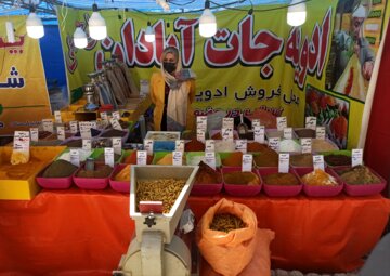 عکس/  برپایی بازارچه نوروزی در یخدان مویدی شهر کرمان