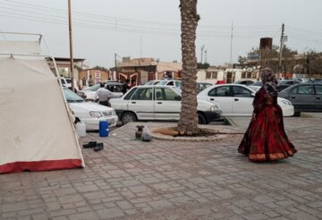 گردشگران نوروزی در سواحل بوشهر